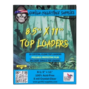 8.5x11 Print Toploaders